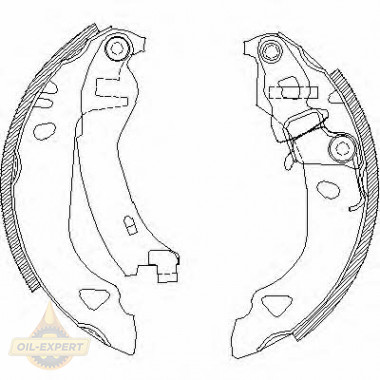 Remsa Колодки тормозные барабанные REMSA 4302.00 - Картинка 1