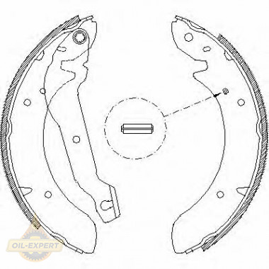 Remsa Колодки тормозные барабанные REMSA 4054.00 - Картинка 1