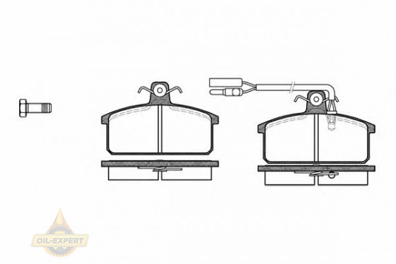 Remsa Колодки тормозные дисковые REMSA 0128.12 - Картинка 1