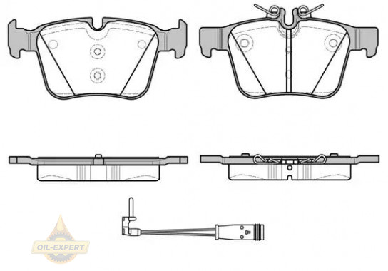 Remsa Колодки тормозные дисковые REMSA 151621 - Картинка 1