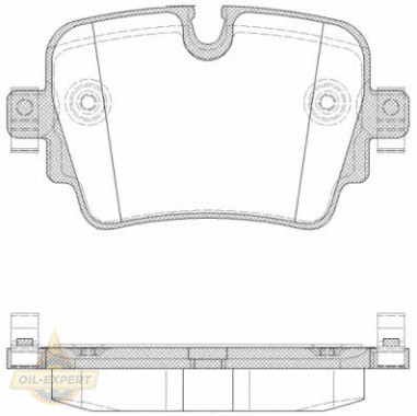 Remsa Колодки тормозные дисковые REMSA 1572.00 - Картинка 1