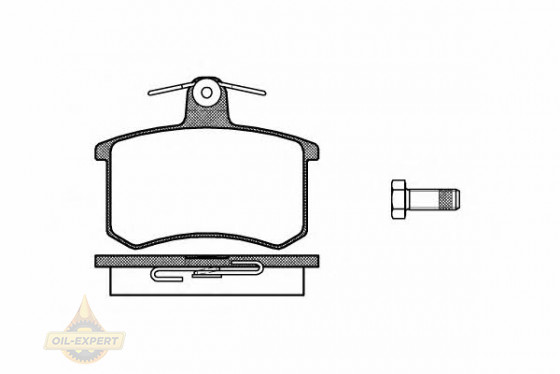 Remsa Колодки тормозные дисковые REMSA 0135.10 - Картинка 1