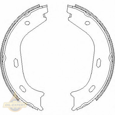 Remsa Колодки тормозные барабанные REMSA 4058.00 - Картинка 1