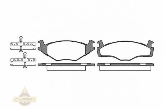 Remsa Колодки тормозные дисковые REMSA 0171.60 - Картинка 1