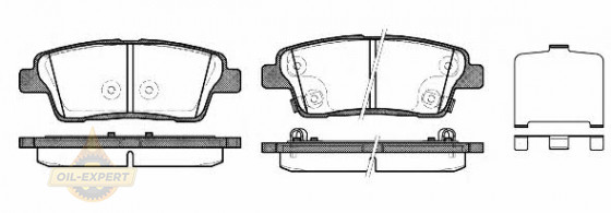 Remsa Колодки тормозные дисковые REMSA 1458.02 - Картинка 1