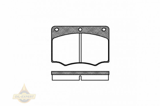 Remsa Колодки тормозные дисковые REMSA 0064.00 - Картинка 1