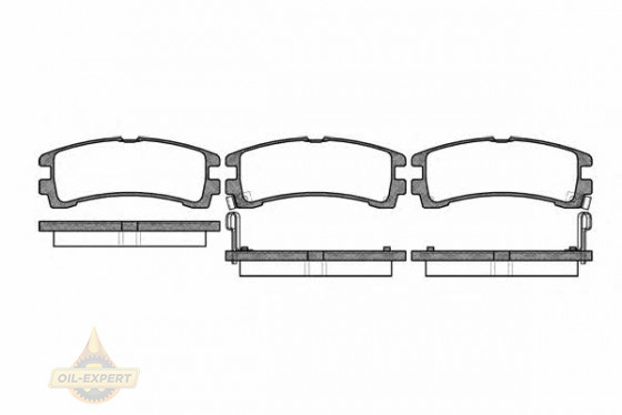 Remsa Колодки тормозные дисковые REMSA 0347.02 - Картинка 1