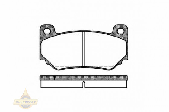 Remsa Колодки тормозные дисковые REMSA 1057.00 - Картинка 1