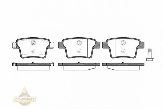 Remsa Колодки тормозные дисковые REMSA 1149.10 - Картинка 1