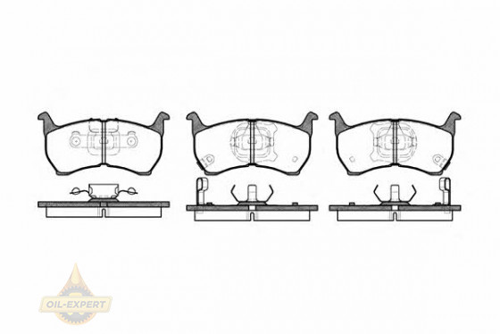 Remsa Колодки тормозные дисковые REMSA 0164.02 - Картинка 1