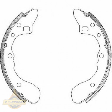 Remsa Колодки тормозные барабанные REMSA 4154.00 - Картинка 1
