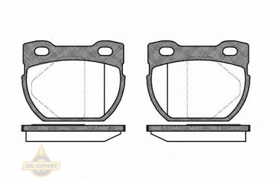 Remsa Колодки тормозные дисковые REMSA 0584.00 - Картинка 1