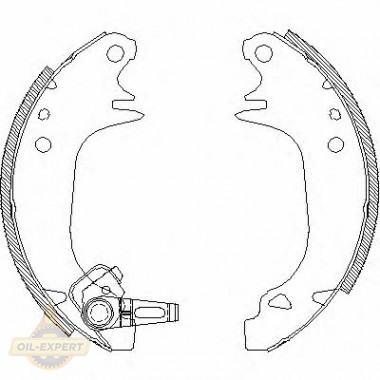 Remsa Колодки тормозные барабанные REMSA 4130.00 - Картинка 1