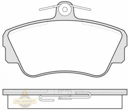 Remsa Колодки тормозные дисковые REMSA 0309.00 - Картинка 1