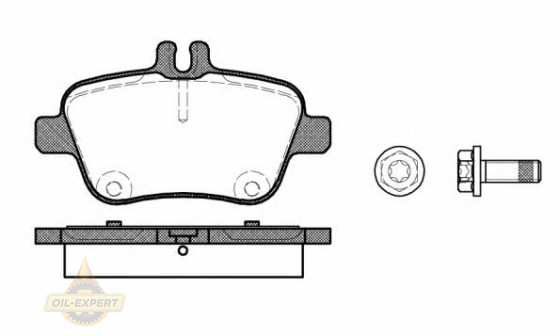 Remsa Колодки тормозные дисковые REMSA 1477.00 - Картинка 1