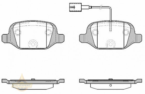 Remsa Колодки тормозные дисковые REMSA 0727.12 - Картинка 1