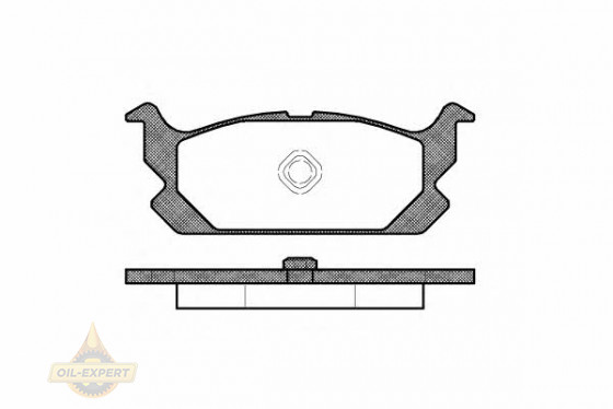 Remsa Колодки тормозные дисковые REMSA 0503.00 - Картинка 1