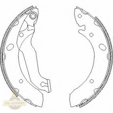 Remsa Колодки тормозные барабанные REMSA 4633.00 - Картинка 1