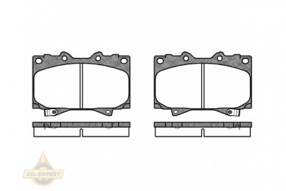 Remsa Колодки тормозные дисковые REMSA 0707.04 - Картинка 1