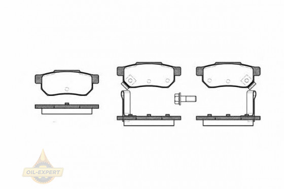 Remsa Колодки тормозные дисковые REMSA 0233.12 - Картинка 1