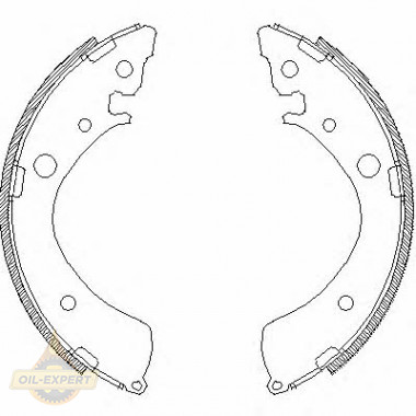 Remsa Колодки тормозные барабанные REMSA 4367.01 - Картинка 1
