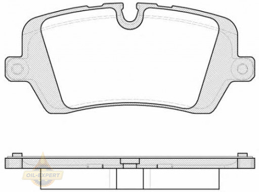 Remsa Колодки тормозные дисковые REMSA 1541.00 - Картинка 1