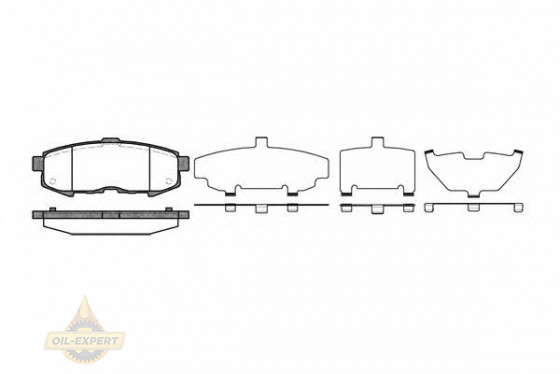 Remsa Колодки дискові гальмівні REMSA 1160.00 - Заображення 1
