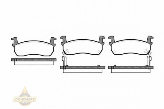 Remsa Колодки тормозные дисковые REMSA 0174.02 - Картинка 1