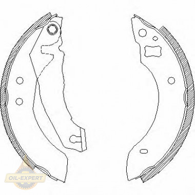 Remsa Колодки тормозные барабанные REMSA 4510.00 - Картинка 1
