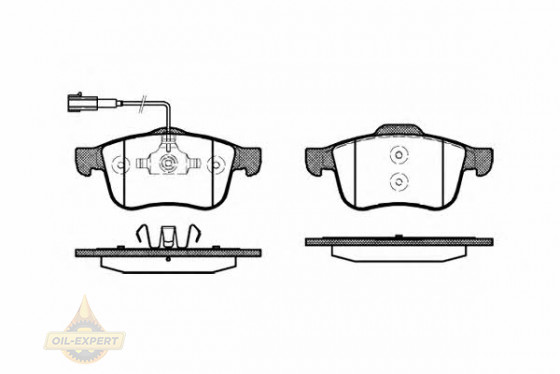 Remsa Колодки тормозные дисковые REMSA 1183.02 - Картинка 1