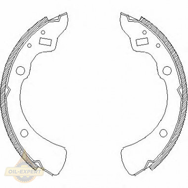 Remsa Колодки тормозные барабанные REMSA 4330.00 - Картинка 1