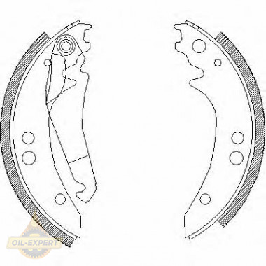 Remsa Колодки тормозные барабанные REMSA 4136.00 - Картинка 1