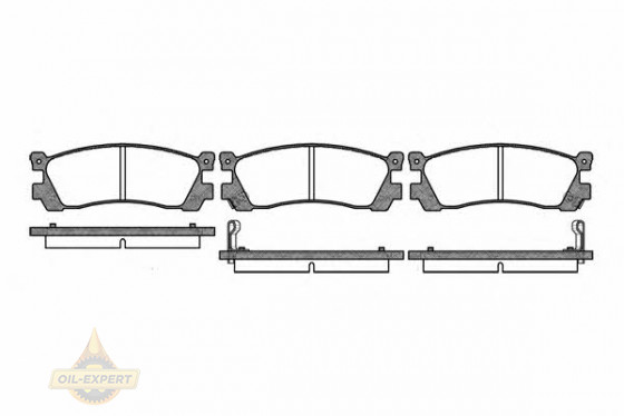 Remsa Колодки тормозные дисковые REMSA 0248.02 - Картинка 1