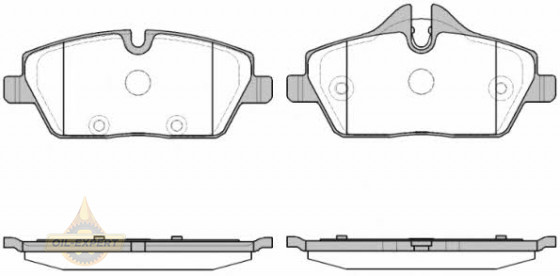 Remsa Колодки тормозные дисковые REMSA 1131.30 - Картинка 1