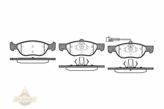 Remsa Колодки тормозные дисковые REMSA 0587.11 - Картинка 1
