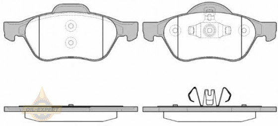 Remsa Колодки тормозные дисковые REMSA 0962.40 - Картинка 1