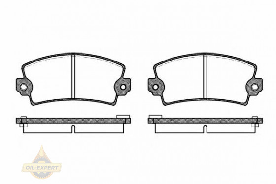Remsa Колодки тормозные дисковые REMSA 0021.16 - Картинка 1