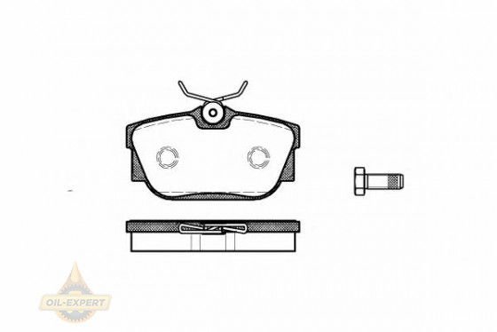 Remsa Колодки тормозные дисковые REMSA 0767.00 - Картинка 1