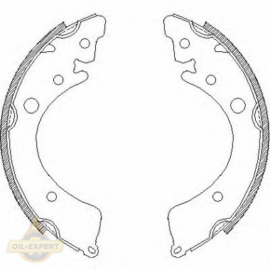 Remsa Колодки тормозные барабанные REMSA 4350.00 - Картинка 1