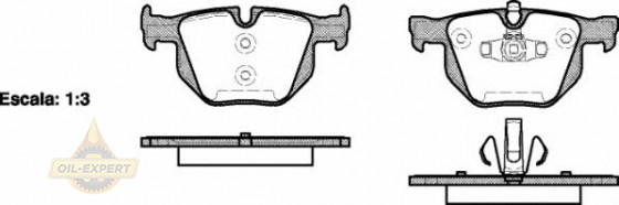 Remsa Колодки тормозные дисковые REMSA 0381.70 - Картинка 1