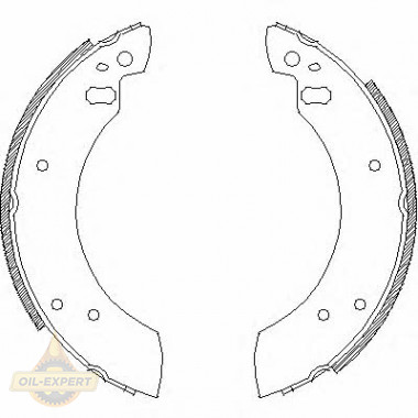 Remsa Колодки тормозные барабанные REMSA 4254.00 - Картинка 1