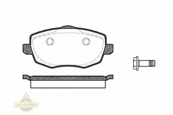 Remsa Колодки тормозные дисковые REMSA 1099.00 - Картинка 1