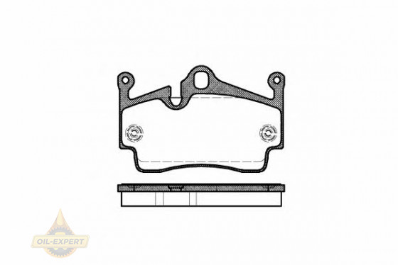 Remsa Колодки тормозные дисковые REMSA 1191.00 - Картинка 1