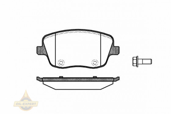 Remsa Колодки тормозные дисковые REMSA 0775.00 - Картинка 1