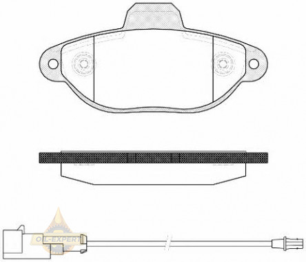 Remsa Колодки тормозные дисковые REMSA 0414.22 - Картинка 1