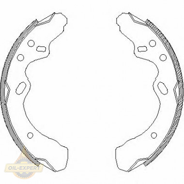 Remsa Колодки тормозные барабанные REMSA 4366.00 - Картинка 1