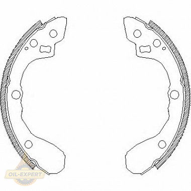 Remsa Колодки тормозные барабанные REMSA 4080.00 - Картинка 1