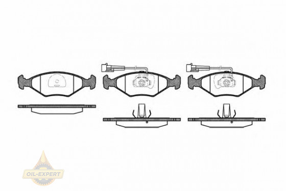 Remsa Колодки тормозные дисковые REMSA 0281.32 - Картинка 1