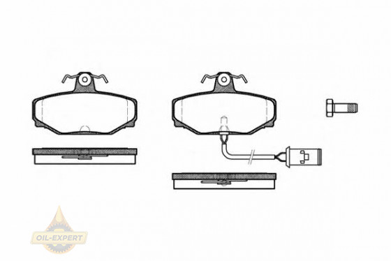 Remsa Колодки тормозные дисковые REMSA 0304.02 - Картинка 1