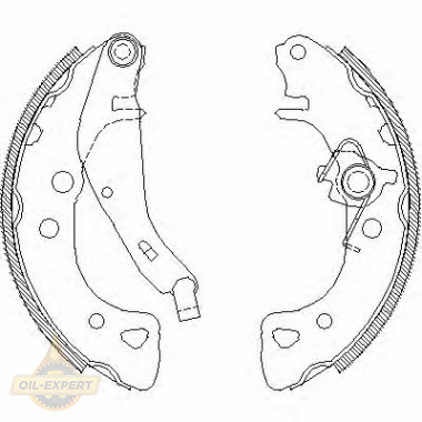 Remsa Колодки тормозные барабанные REMSA 4126.01 - Картинка 1